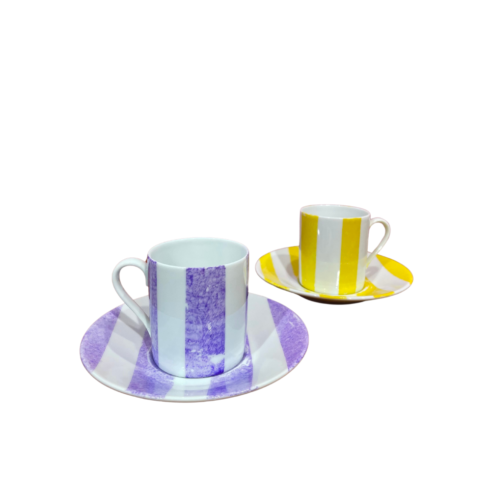 Tasses en porcelaine de Limoges