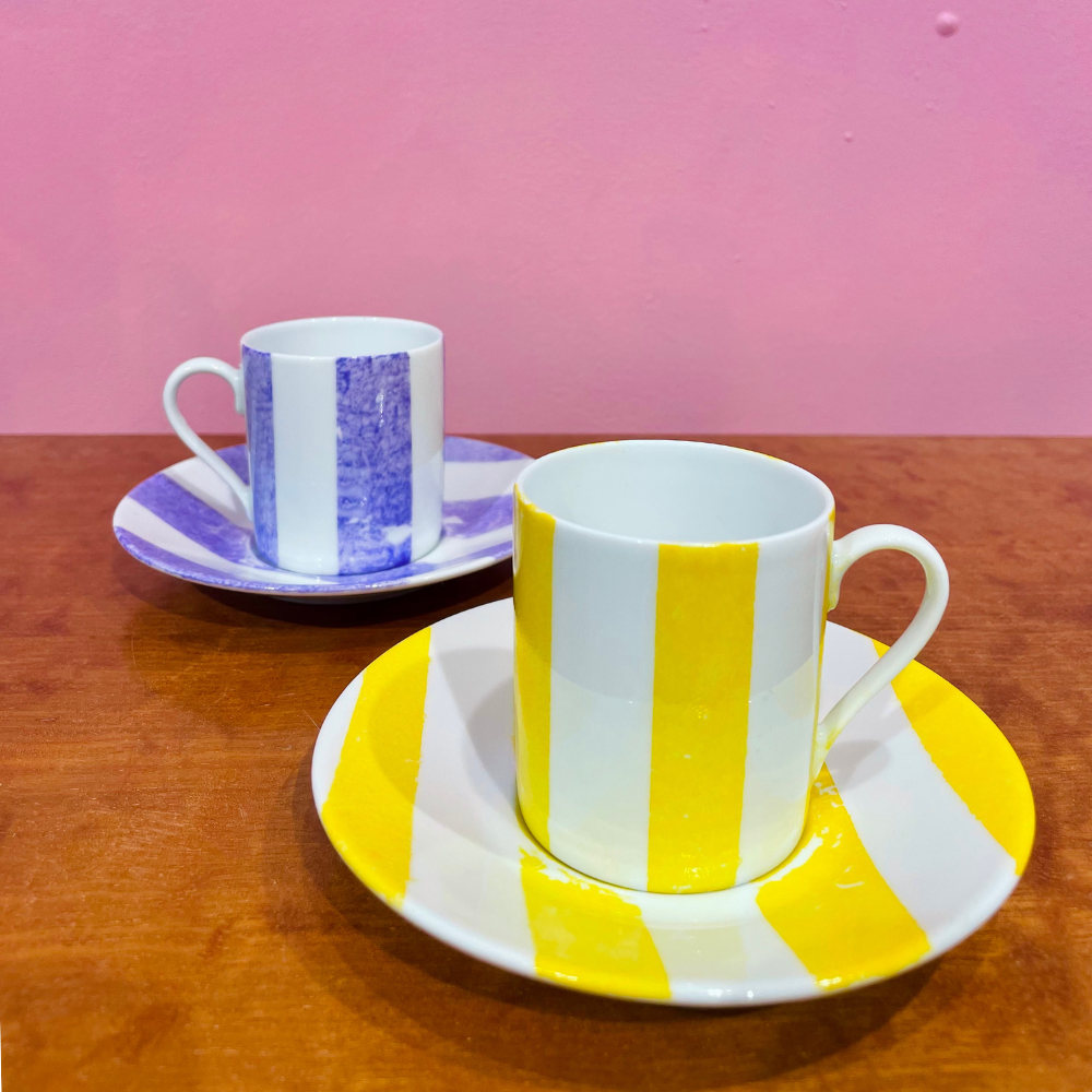 Tasses en porcelaine de Limoges