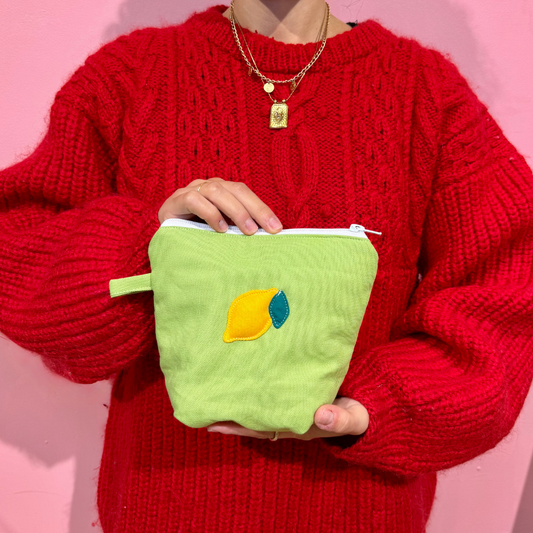 Pochass verte à motif citron !