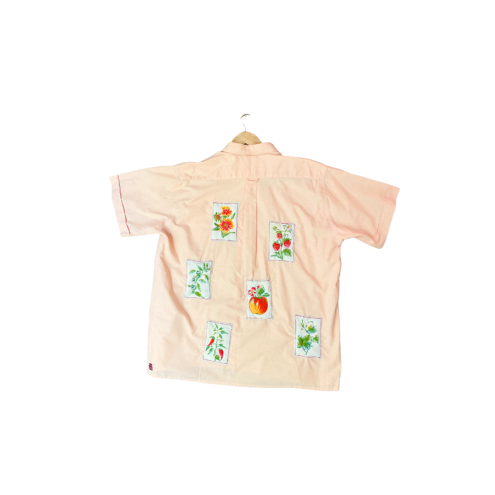 Chemise pêche customisée XL