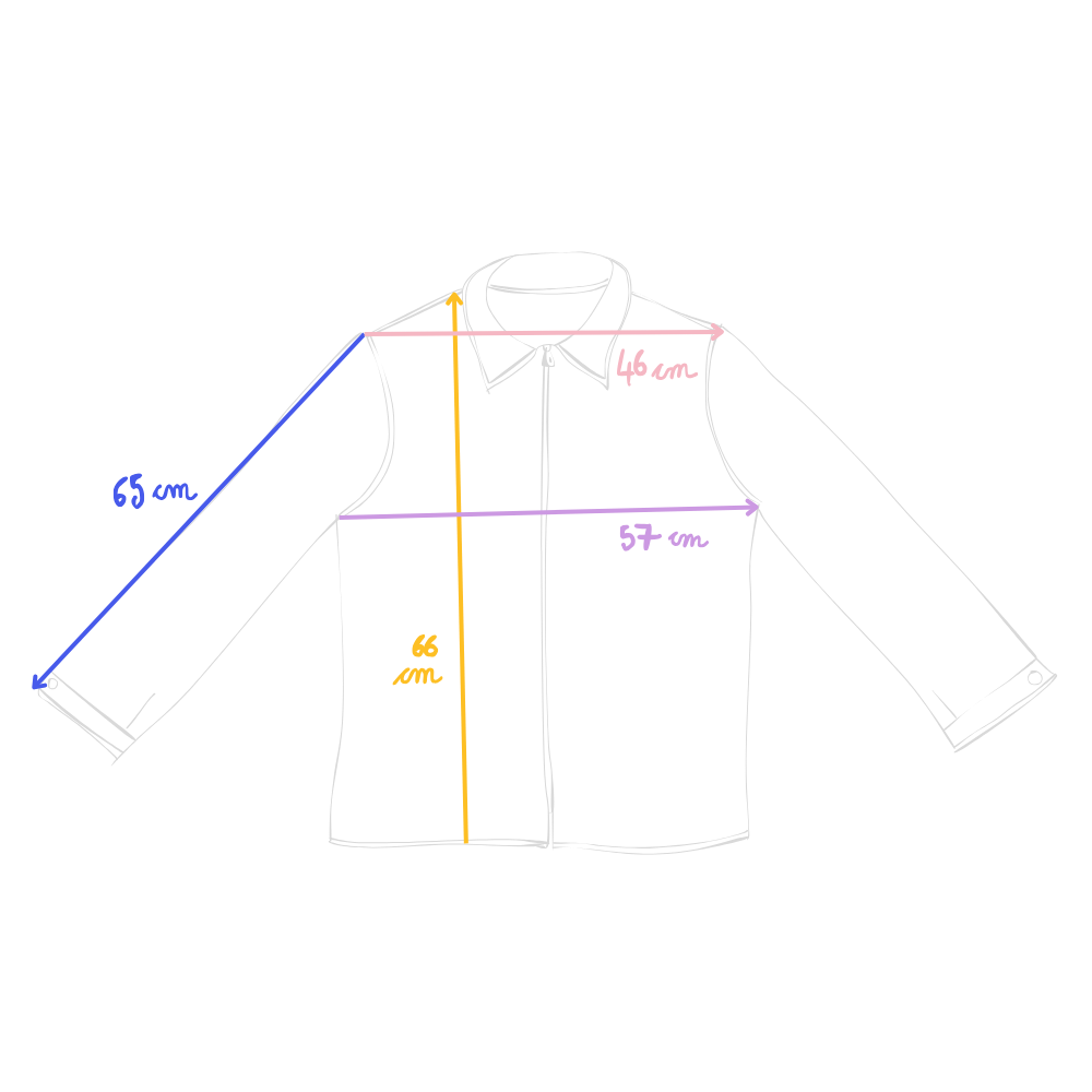 Veste de travail montagnes au soleil S / M