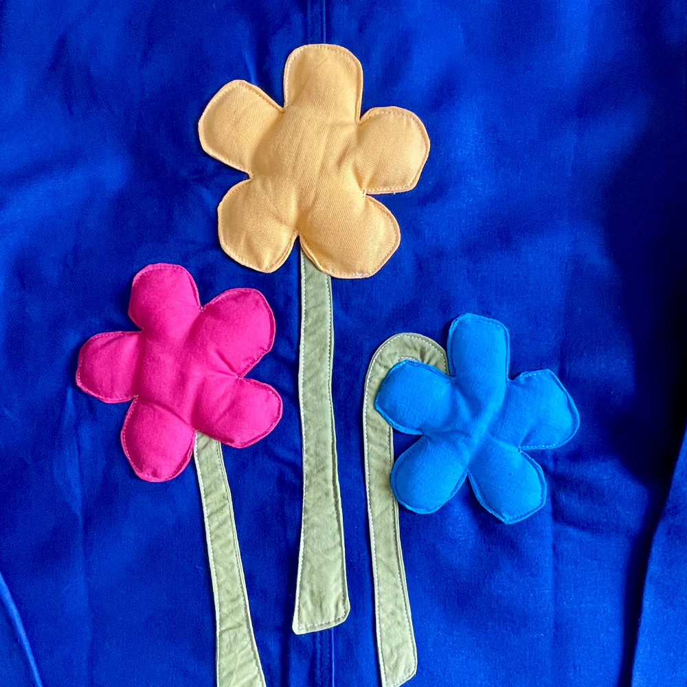 Veste de travail fleurie M / L