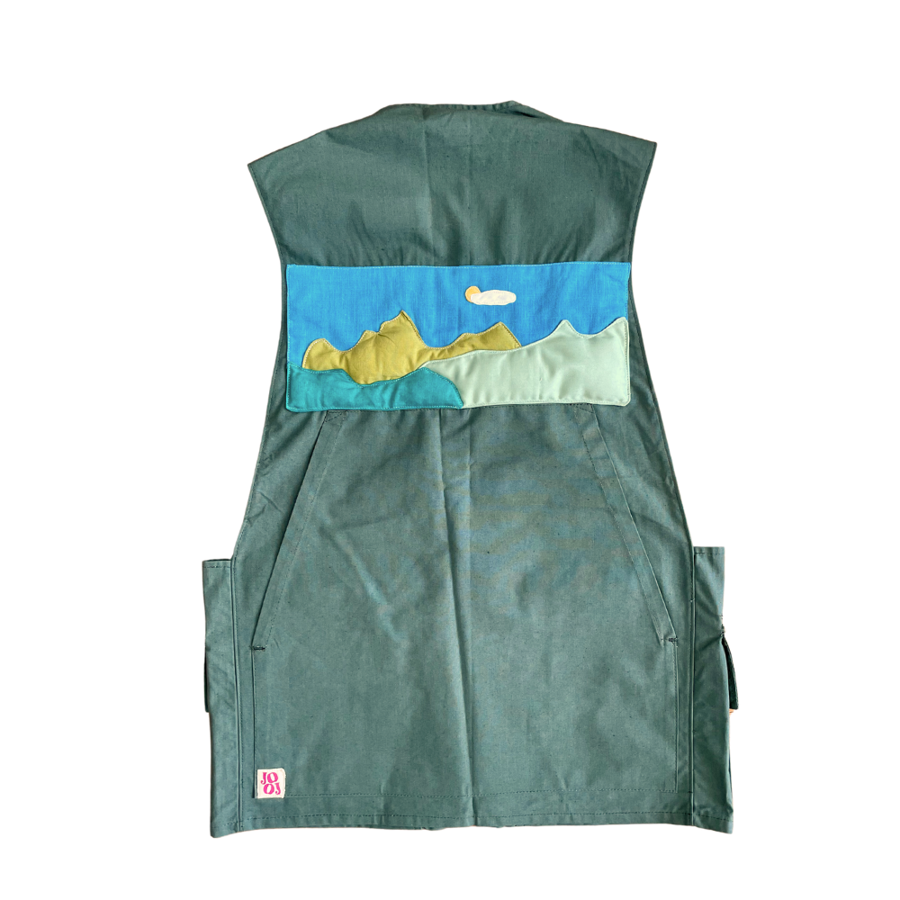 Gilet sans manche à la montagne S