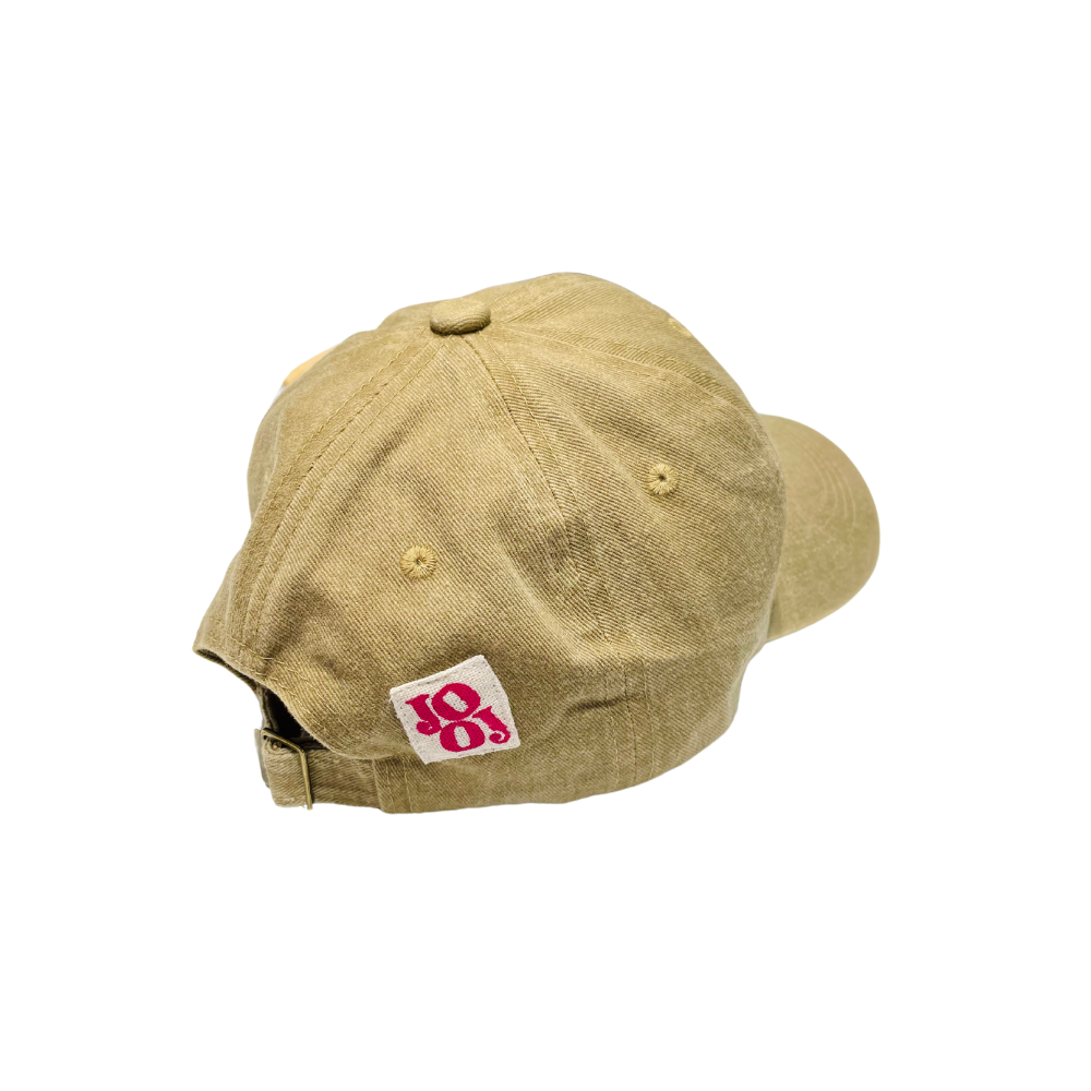 Casquette kaki motif piment