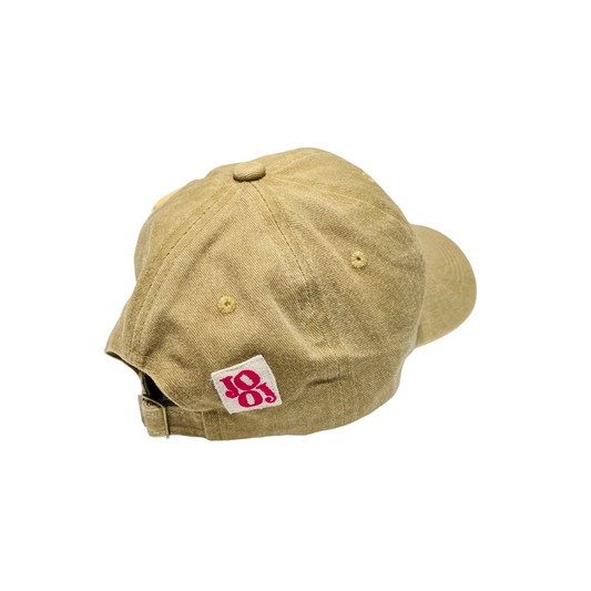 Casquette kaki motif piment