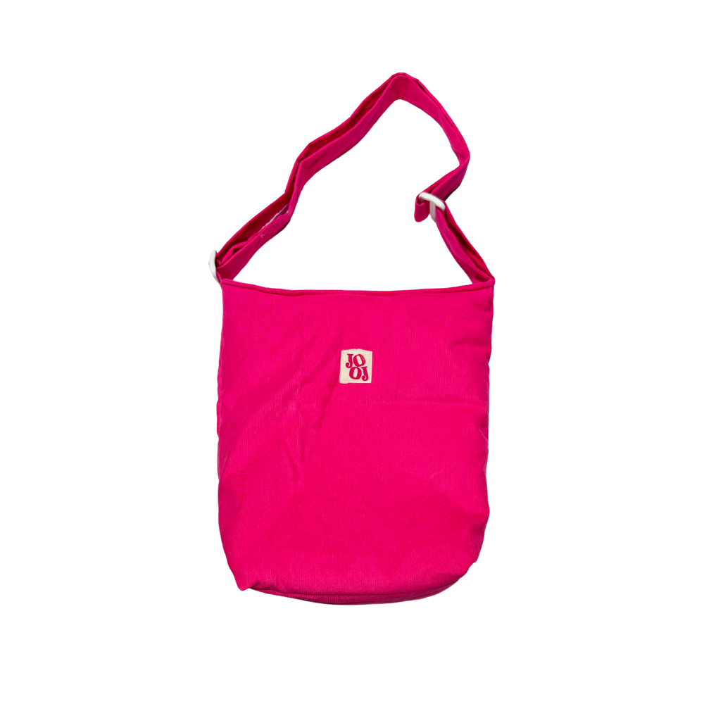 Boursass en velours rose