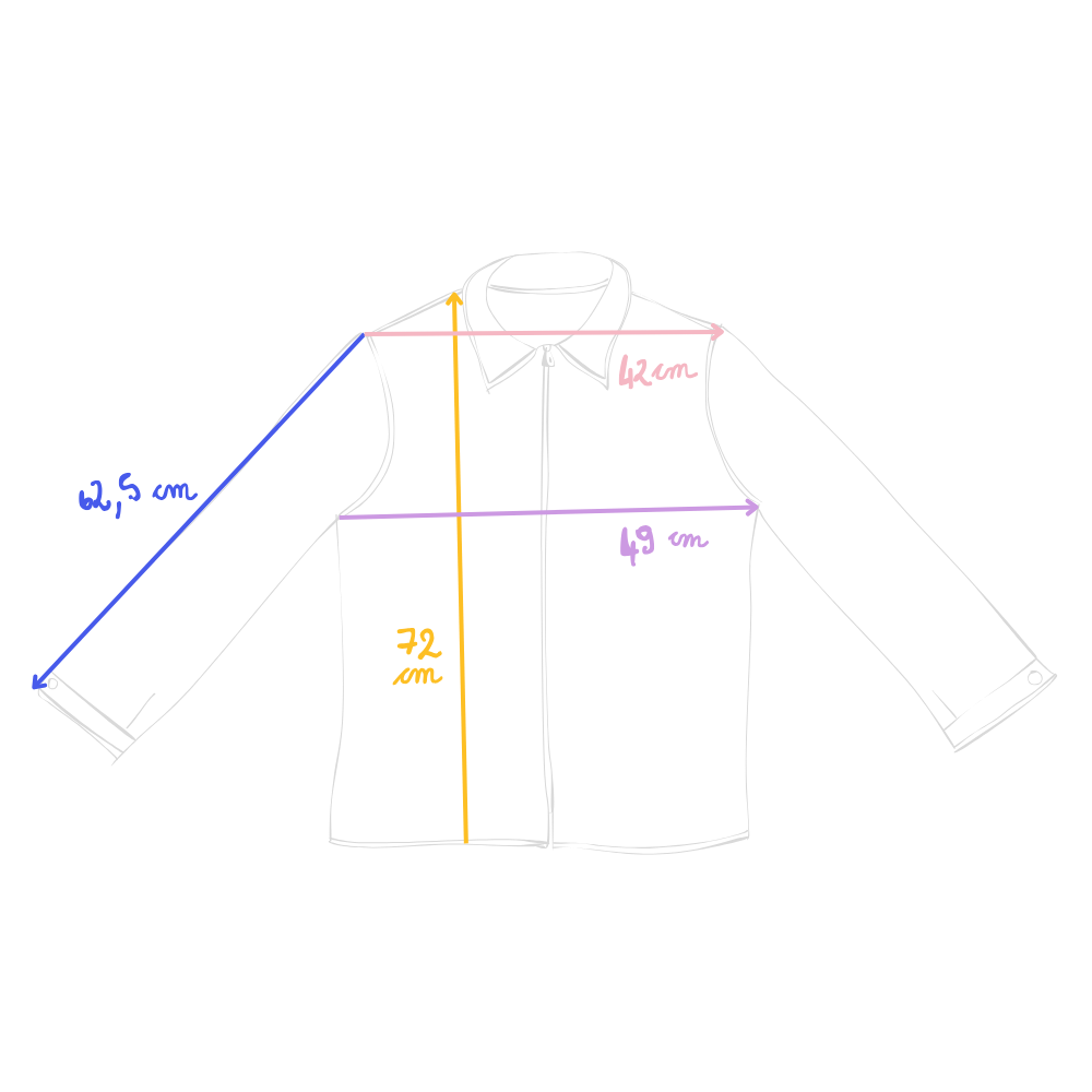 Veste de travail nuit dégagée S / M