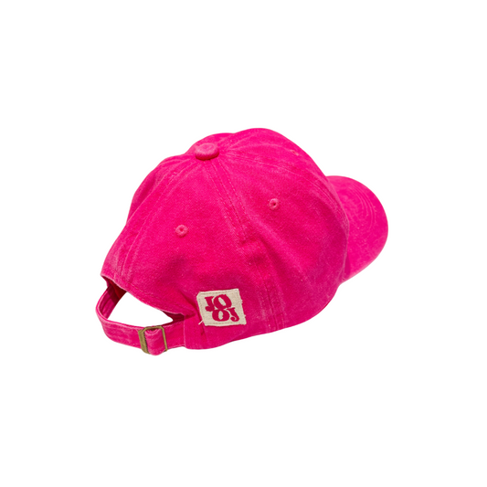 Casquette rose motif citron !
