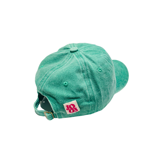 Casquette vert à motif œuf au plat !