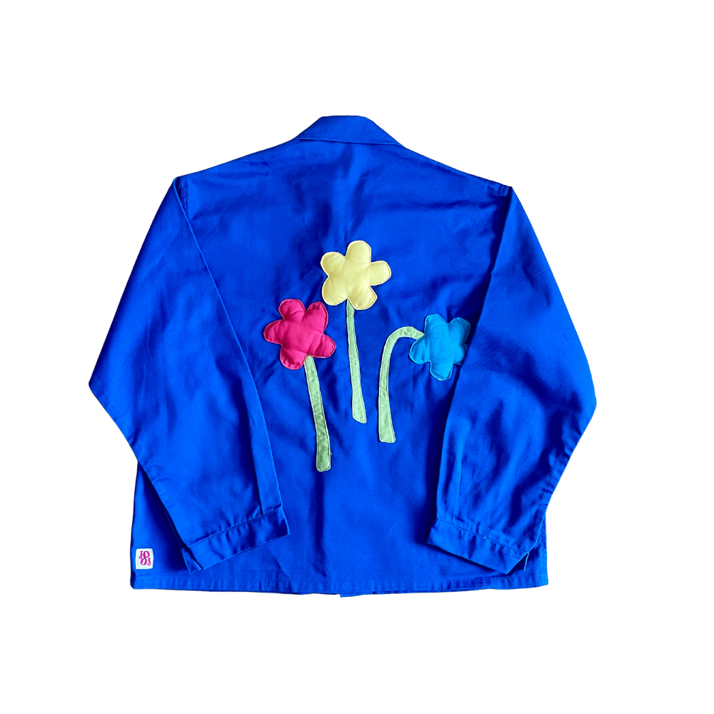 Veste de travail fleurie XL / XXL