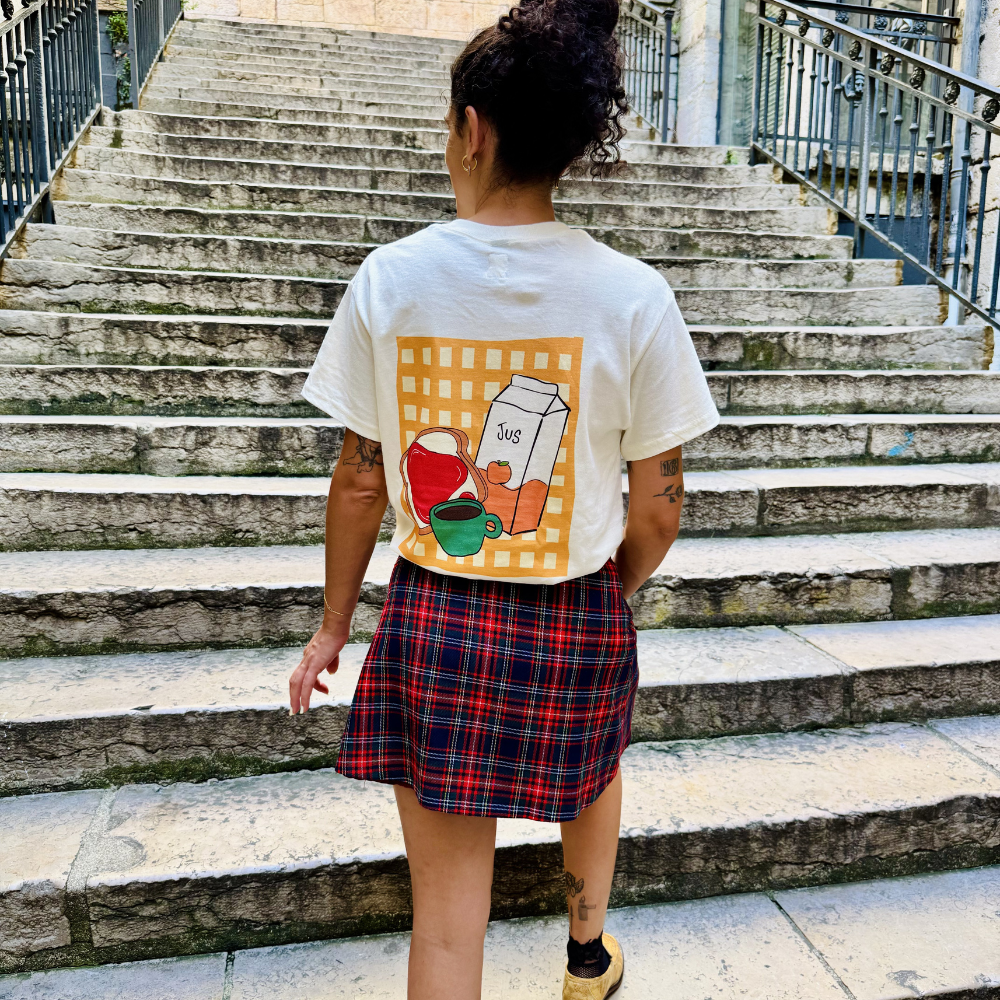 Tshirt miam-miam "brunch" unisexe
