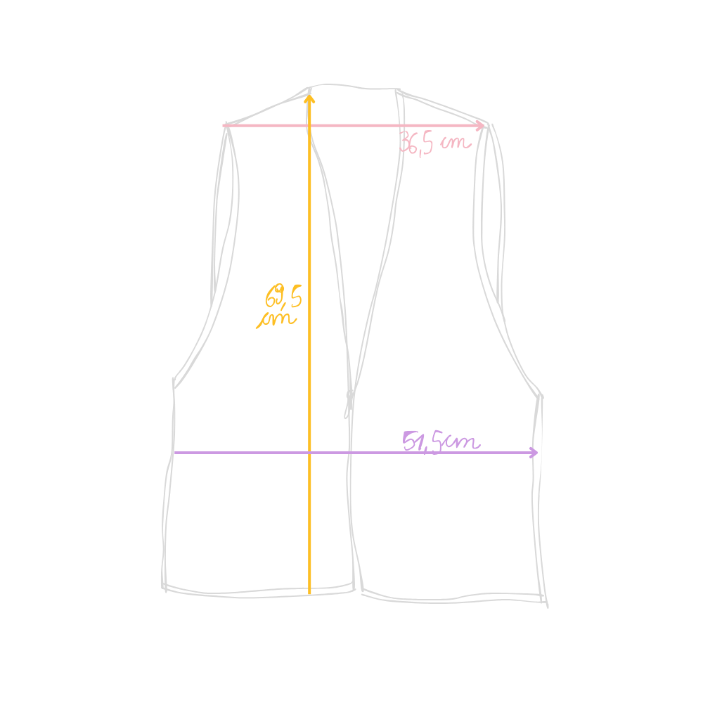 Gilet sans manche Forêt en Automne S/M