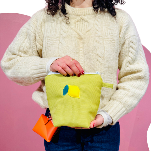 Pochass vert à motif citron !