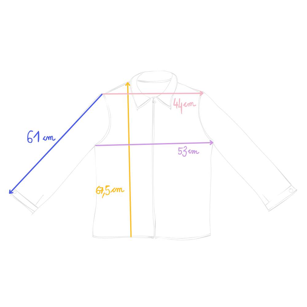 Veste de travail collines en automne S/M