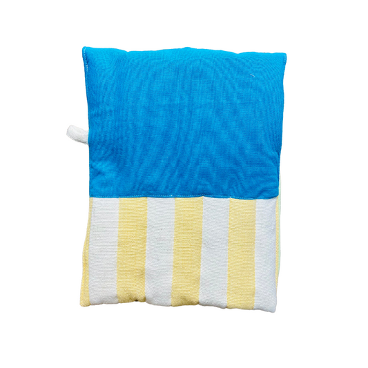 Pochass d'ordi bleu et jaune 13"