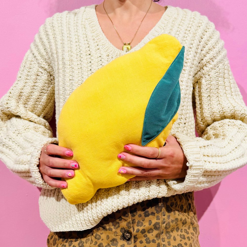 Coussin citron