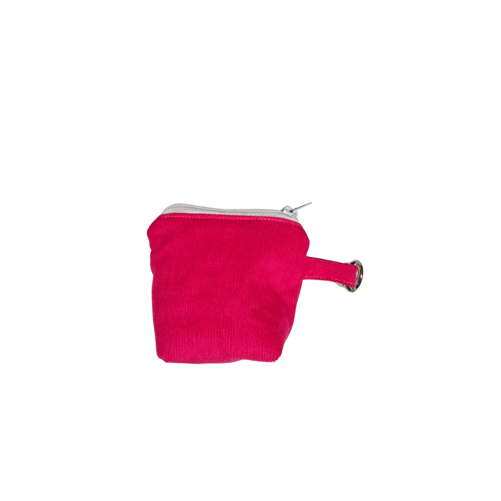 Mini pochass rose velours