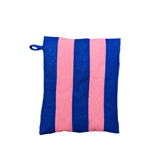 Pochass d'ordi bleu et rose 13"