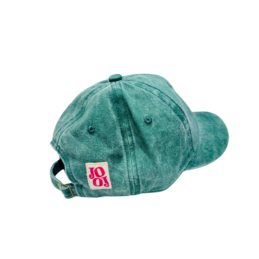 Casquette verte à motif piment !