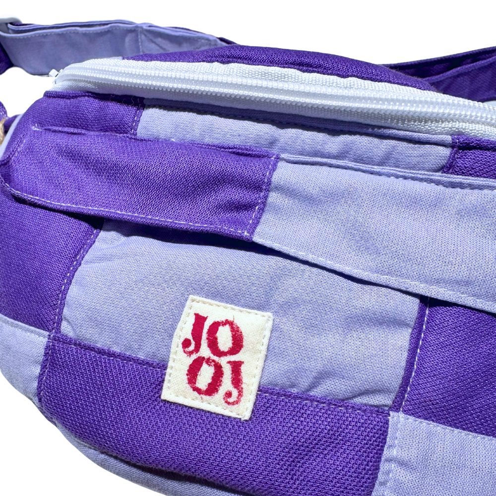 Bananass à carreaux violet et lila