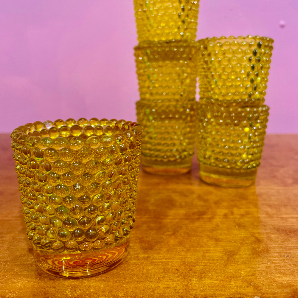 Tasses à café jaunes (x6)
