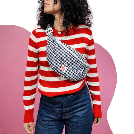 Bananass vichy bleu marine dodue