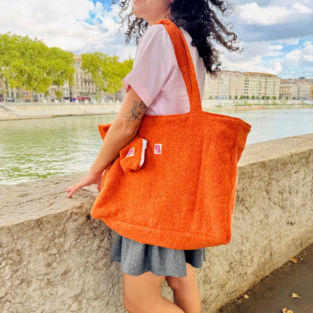 Cabass orange en laine