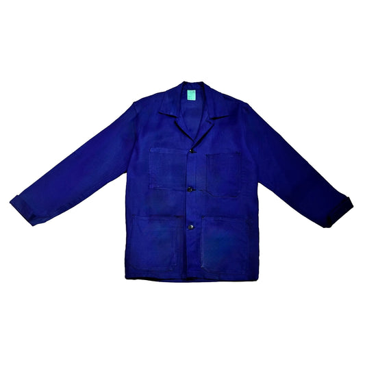 Veste bleue marine à motif vichy rose et piments 3D