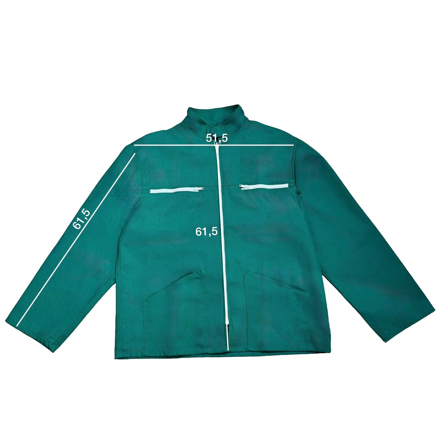Veste verte à motif vichy vert et jus d’oranges 3D