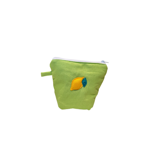 Pochass verte à motif citron !