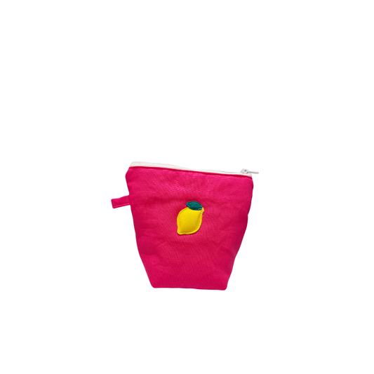 Pochass rose à motif citron !