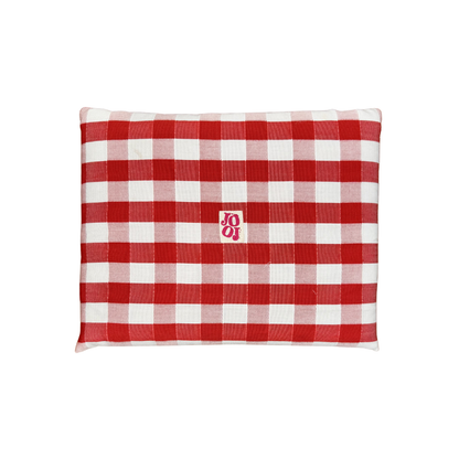 Pochette d'ordi vichy rouge 💌