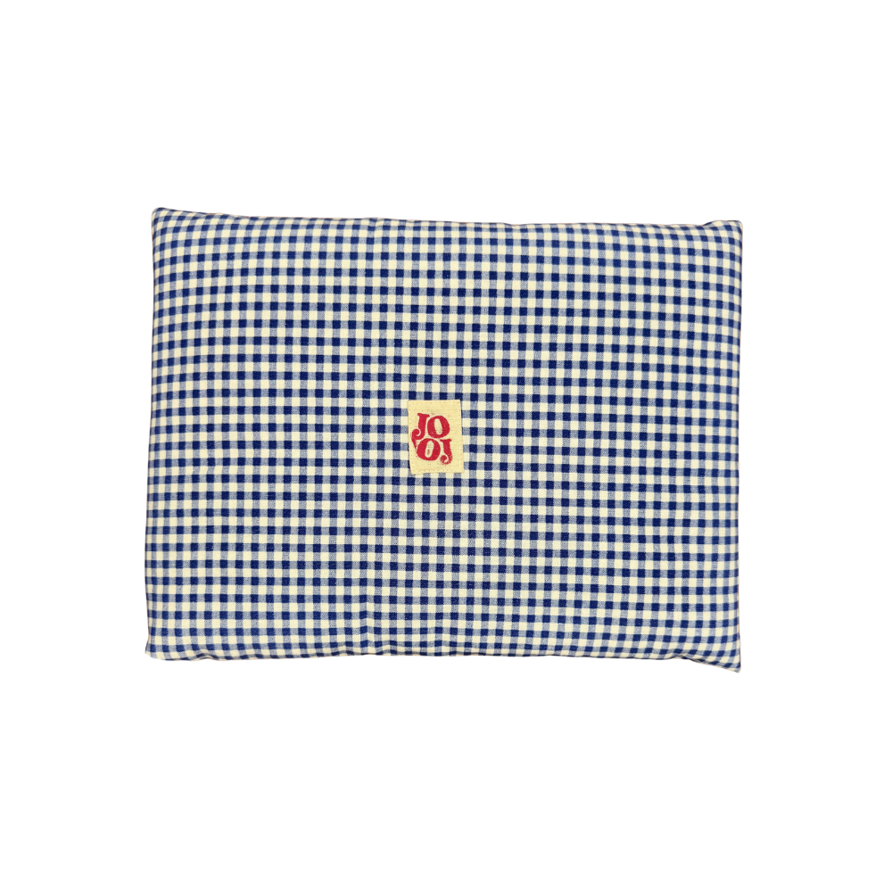 Pochette d'ordi vichy bleu 💌