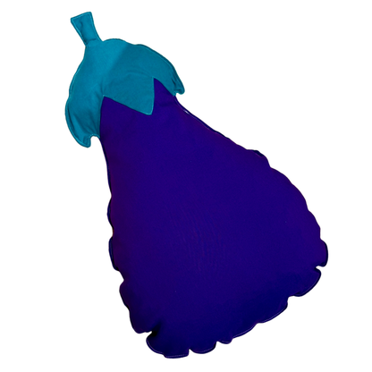 Coussin aubergine