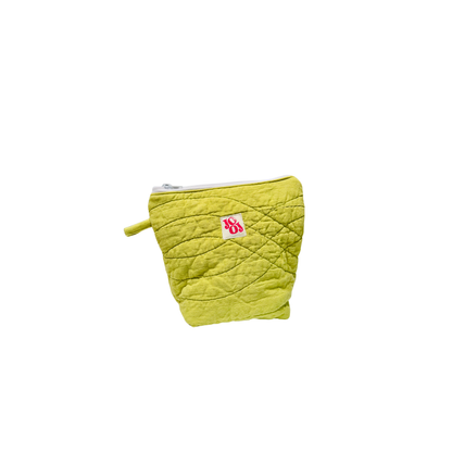 Pochass verte en boutis à motif citron