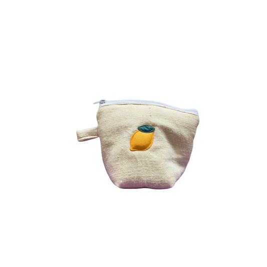 Pochass citron sur fond crème
