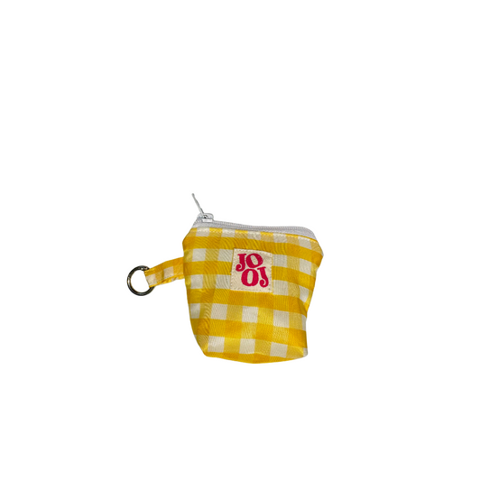 Mini pochass jaune vichy