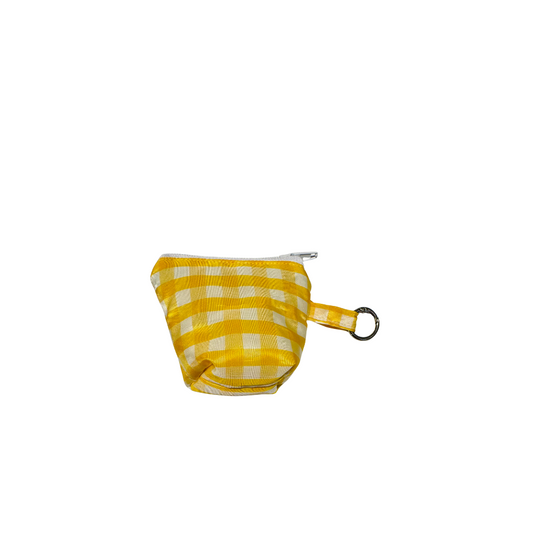 Mini pochass jaune vichy