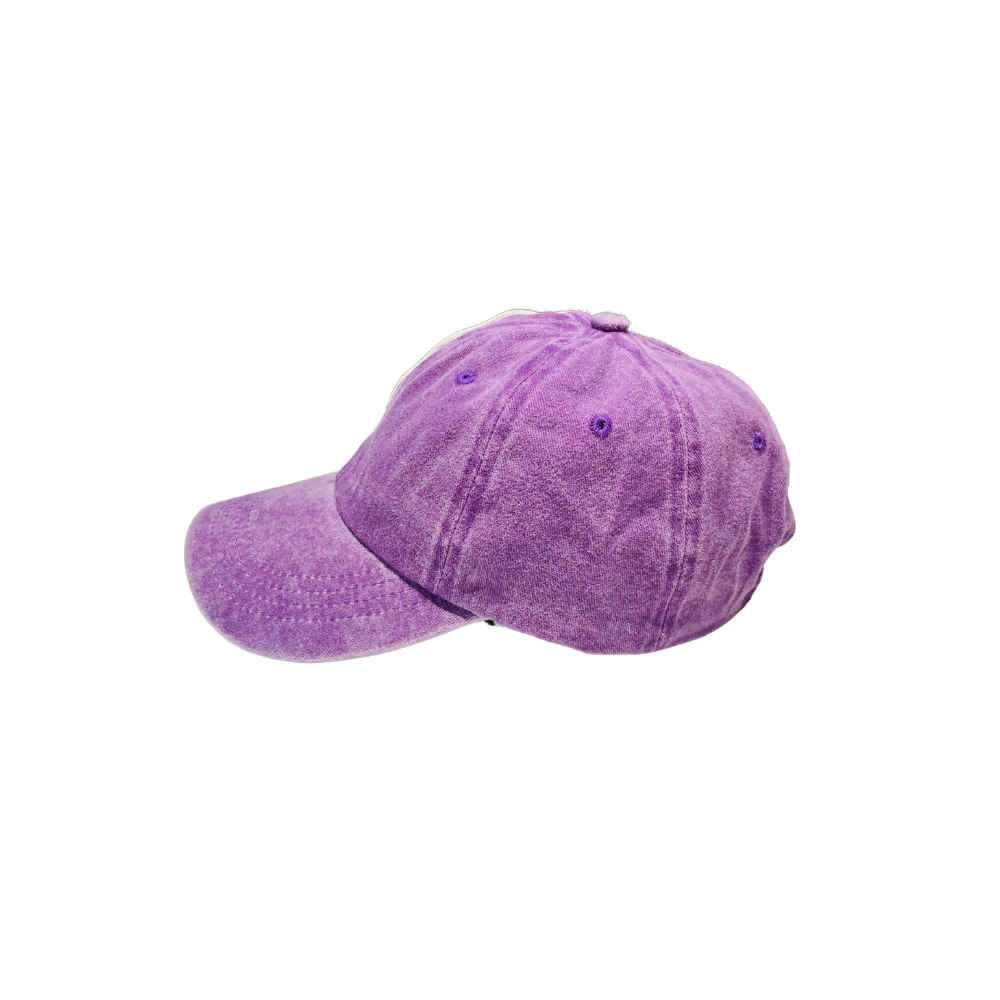 Casquette custœufmisée violette