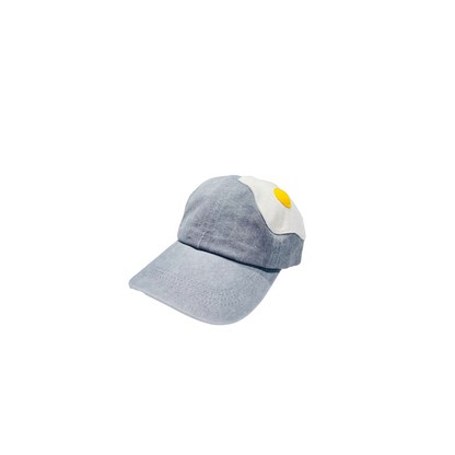 Casquette custœufmisée gris/bleu