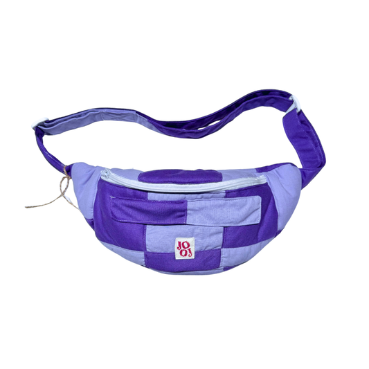 Bananass à carreaux violet et lila