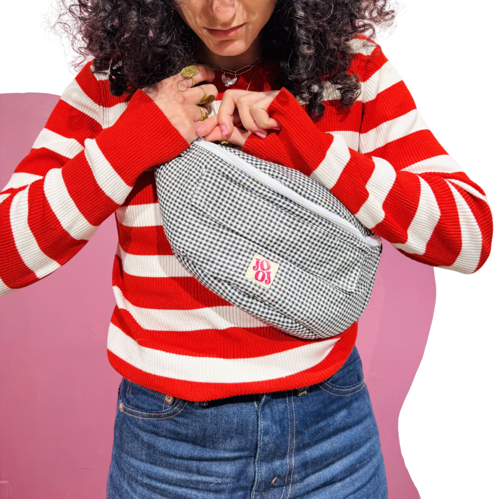 Bananass dodue vichy noir