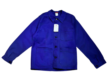Veste bleue marine à motif vichy rose foncé et citrons 3D