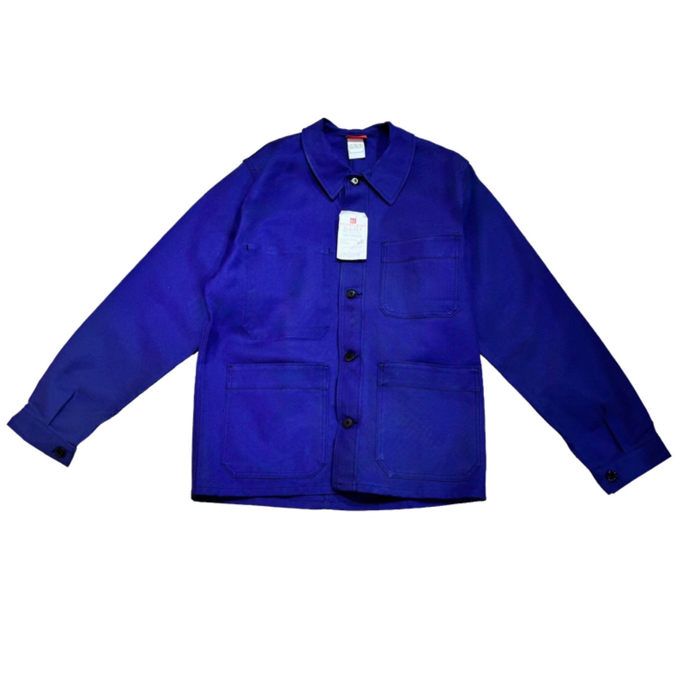 Veste bleue marine à motif vichy rose foncé et citrons 3D