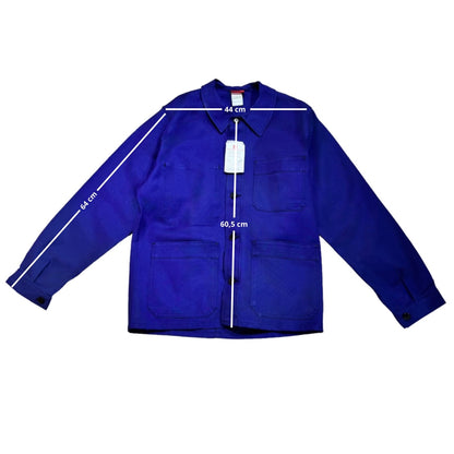 Veste bleue marine à motif vichy rose foncé et citrons 3D