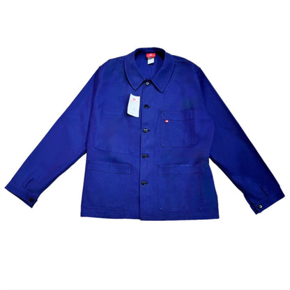 Veste bleue marine à motif pique-nique pain et vin 3D