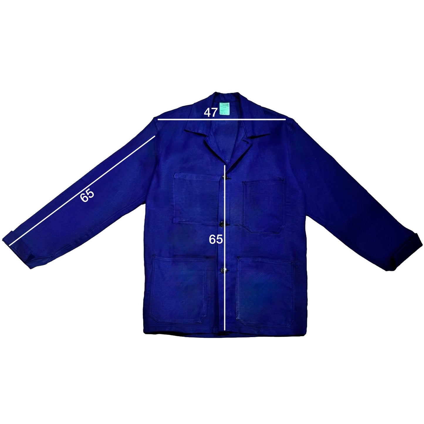 Veste bleue marine à motif vichy rose et piments 3D