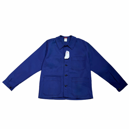Veste bleue marine à motif vichy bleu et citrons 3D