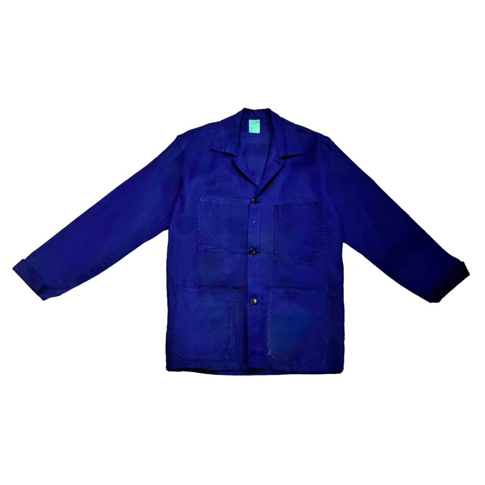 Veste bleue marine à motif vichy rose et piments 3D